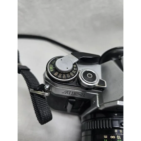 Canon AE-1 35mm Film Camera Canon 50mm Lens- NOT TESTED- With Box- READ - Picture 10 of 16